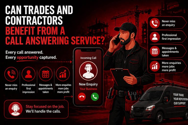 Can trades and contractors benefit from a call answering service?